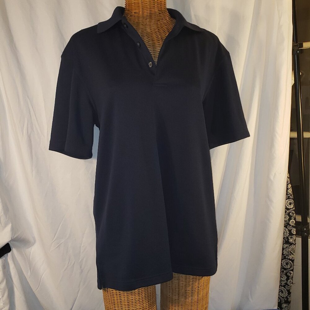 Men's GEORGE Golf Polo Shirt, Blue, M (38-40)